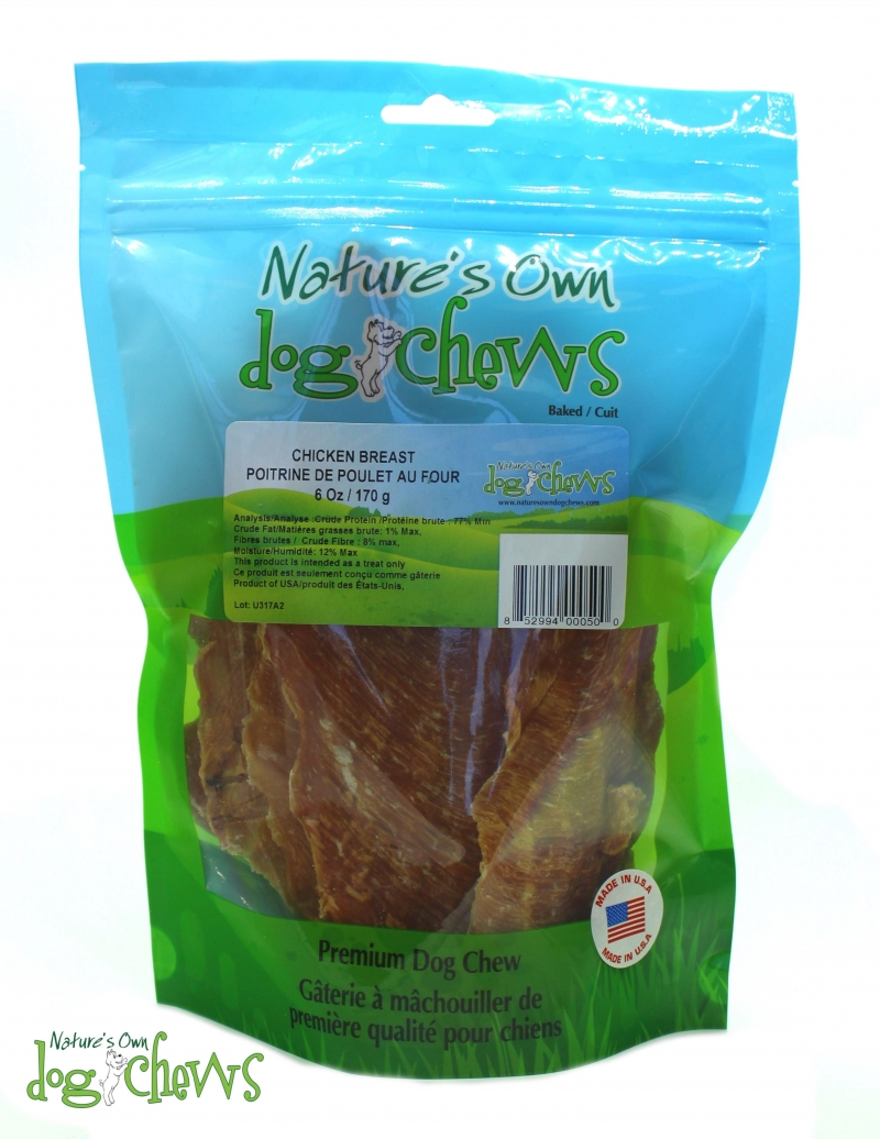 Nature’s Own Chicken Breast (6oz/170g) - Nature`s Own Dog Chews